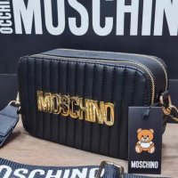 Черна чанта Moschino  код SG-G123, снимка 2 - Чанти - 40729004