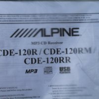Радио за автомобил ''ALPINE-CDE-120R'', снимка 7 - Аксесоари и консумативи - 40603901