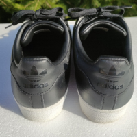 Adidas Superstar черни маратонки естествена кожа метален връх н.41 и 1/3, снимка 4 - Маратонки - 44688200