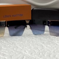-22 % разпродажба Louis Vuitton 2023 висок клас дамски слънчеви очила маска Мъжки Унисекс, снимка 13 - Слънчеви и диоптрични очила - 38978445