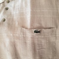 Оригинална блуза с яка Lacoste (M-L), снимка 2 - Блузи - 42145885