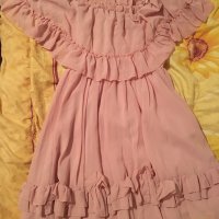 Розова рокля шаферка кръщене, снимка 9 - Рокли - 40533954