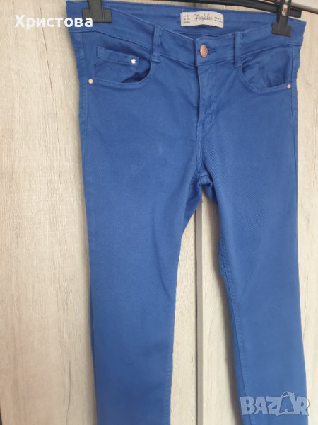 Син панталон/дънки на Зара летен модел - 12,00лв., снимка 1