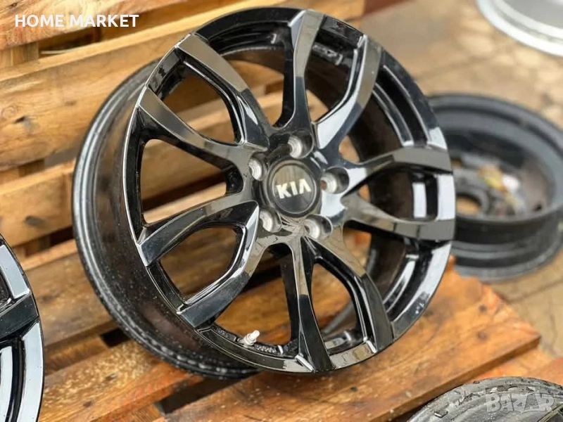 5х114.3 17 Цола Оригинални джани Kia 5x114.3 ET 47 J 7 Централен отвор 67.1 Подарък датчици за наляг, снимка 1