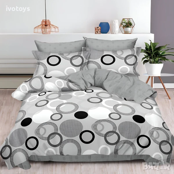 Двулицево спално бельо, 6 части - Модел WS14267, снимка 1