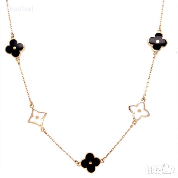 Златно колие Vuitton 6,48гр. 43см. 14кр. проба:585 модел:22073-2, снимка 1