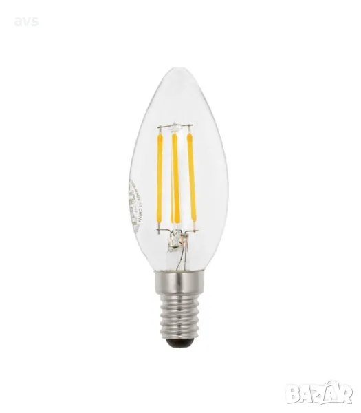 LED крушка 6W C35 2700K филамент VITO, снимка 1