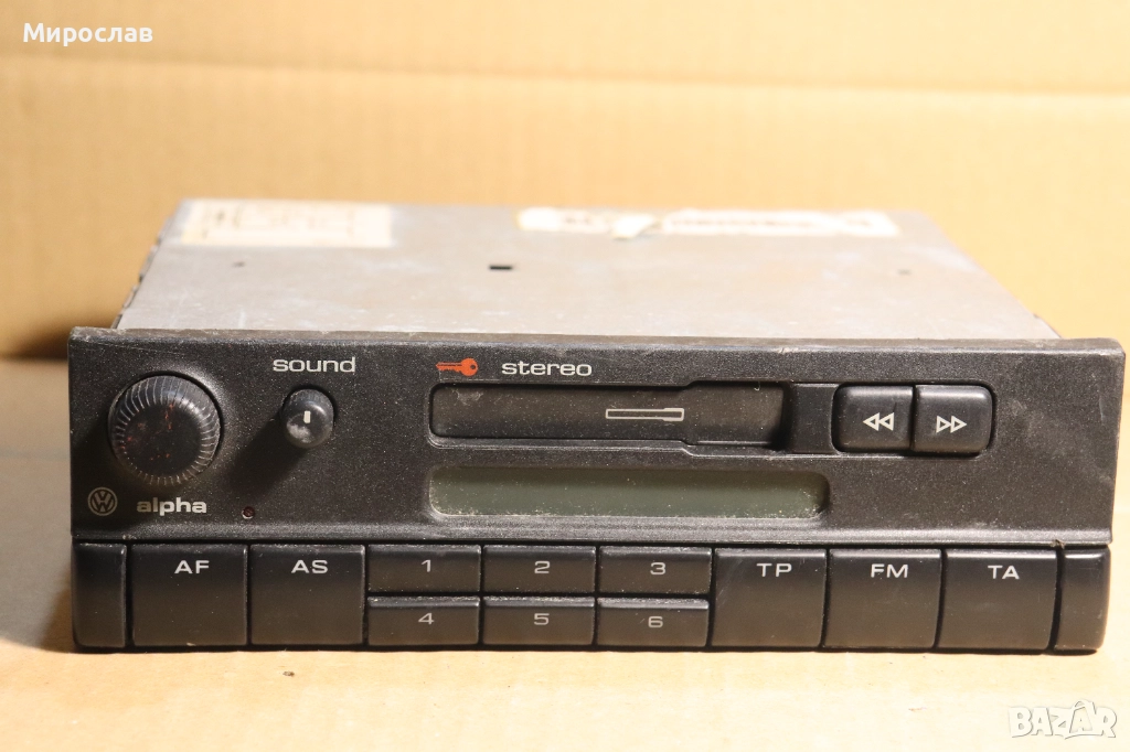 BLAUPUNKT VW ALFA АВТО РАДИО КАСЕТОФОН, снимка 1