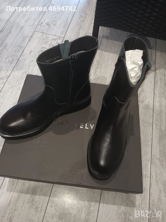 Дамски Боти Mind Velvet 40 размер Черни, снимка 1