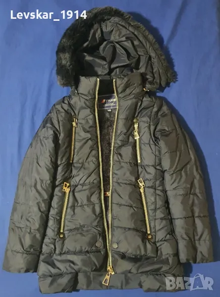 Дебело ватирано зимно якенце за момиче , снимка 1