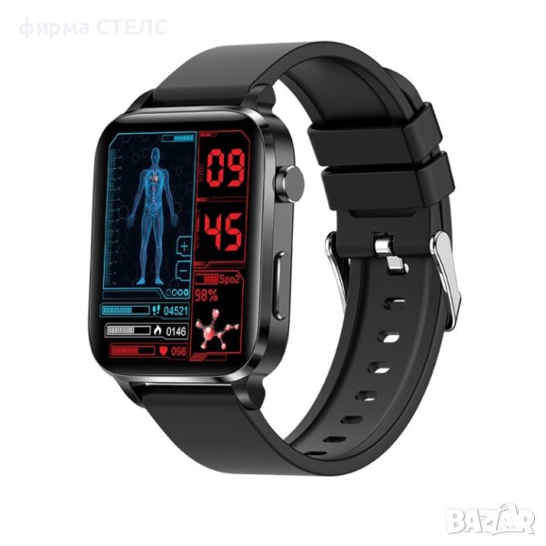 Смарт часовник STELS F200, Водоустойчив IP68, Силиконова каишка, снимка 1