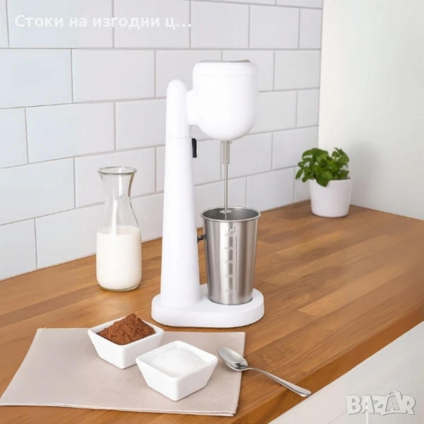 Стоящ фрапе миксер Muhler FMX-277S, 100W, Метална чаша, снимка 1