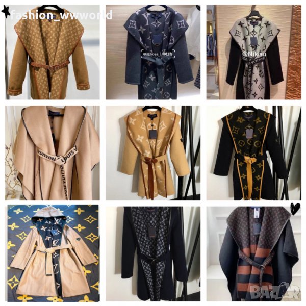 различни модели дамски палта Louis Vuitton S-L реплика, снимка 1