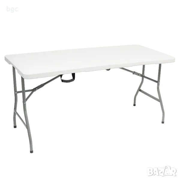 НОВА Сгъваема Къмпинг Кетъринг маса за градина, РАТАН, HDPE, 180х75х75 Удобна Преносима, снимка 1