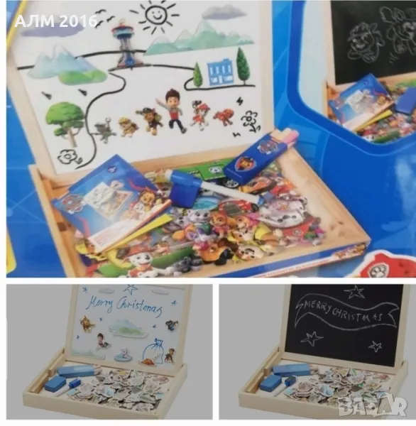 Магнитна / тебеширена дъска Пес Патрул , Paw Patrol, снимка 1