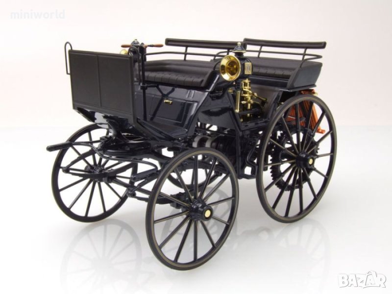 Daimler Motorkutsche 1886 - мащаб 1:18 на Norev моделът е нов в кутия, снимка 1