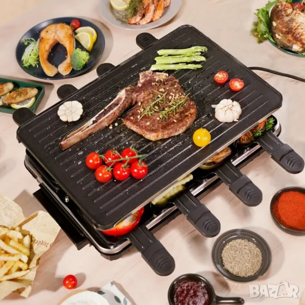 🔥 Електрически Грил Без Пушек и Дим – Здравословното Готвене Започва Тук!, снимка 1