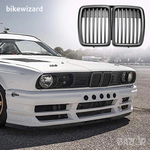 ProTuning матово черни бъбреци за BMW E30 НОВИ, снимка 1