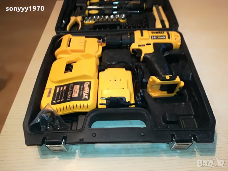 DEWALT ВИНТОВЕРТ С КУФАР КОМПЛЕКТ 0703221739, снимка 1