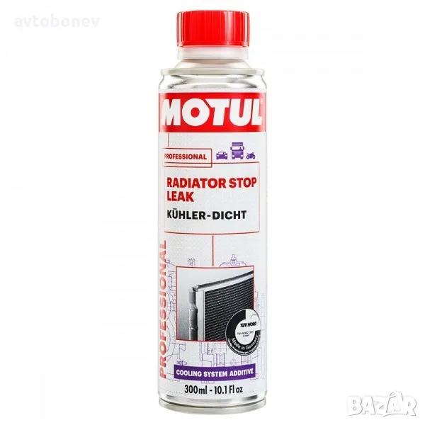 Добавка за спиране на теч охладителна система MOTUL RADIATOR STOP LEAK PRO-300ml., снимка 1