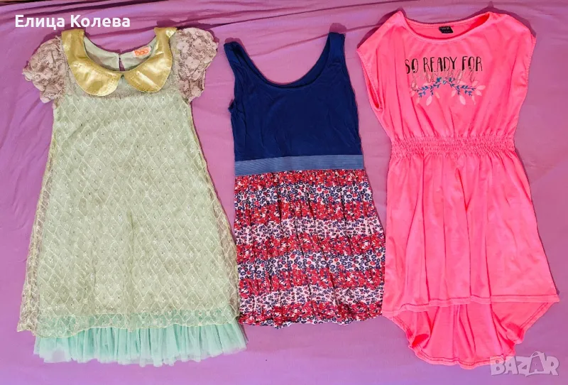 Три красиви рокли 134-140 см, снимка 1