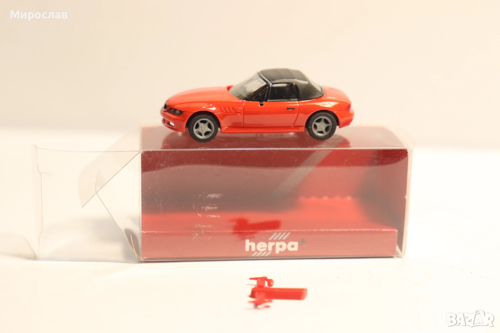 HERPA H0 1/87 BMW КОЛИЧКА КАМИОН МОДЕЛ, снимка 1