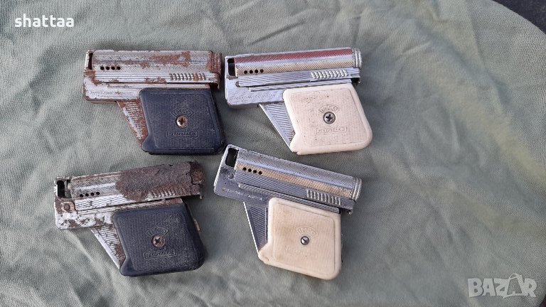 Стари бензинови запалки - 4 бр. пистолет IMCO 6900 Gunlite, снимка 1