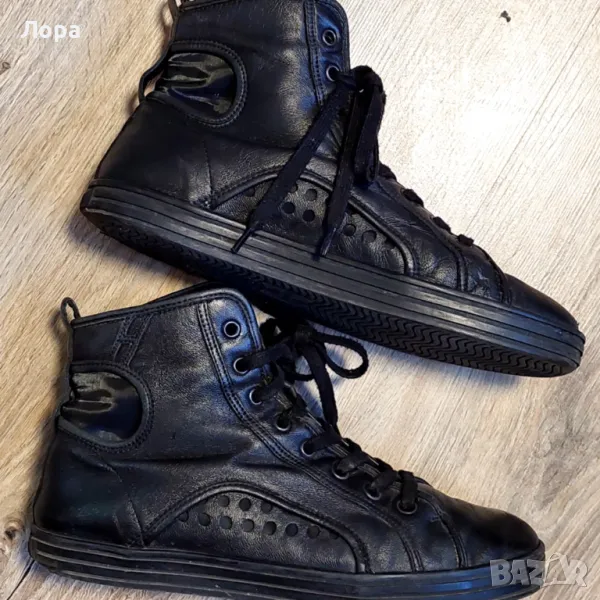 Дамски кецове естествена кожа HOGAN REBEL, снимка 1