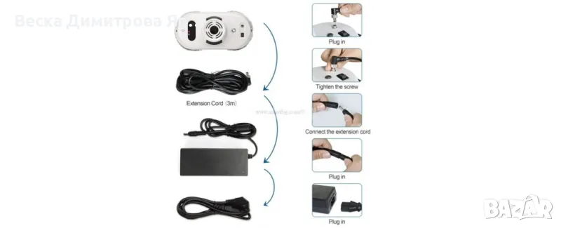 Робот за почистване на прозорци с дистанционно управление , снимка 1