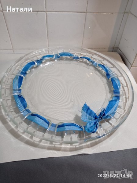 поднос/фруктиера стъклена 292, снимка 1