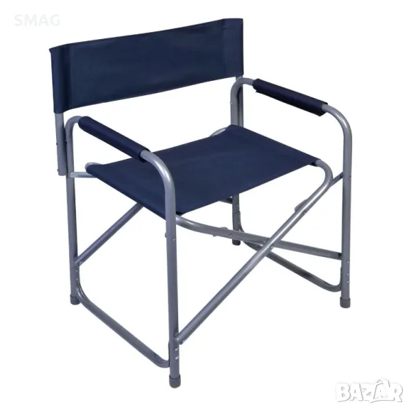 Син плажен стол с дръжки 55x58x74см S_1116481, снимка 1