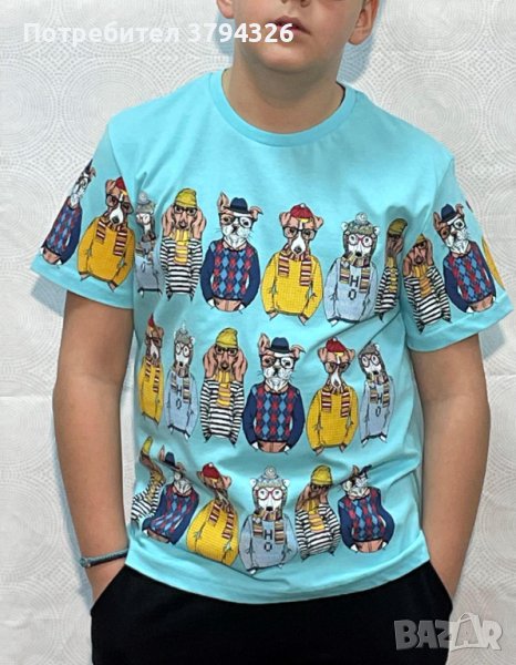 Детска памучена тениски за момче CEGISA, снимка 1