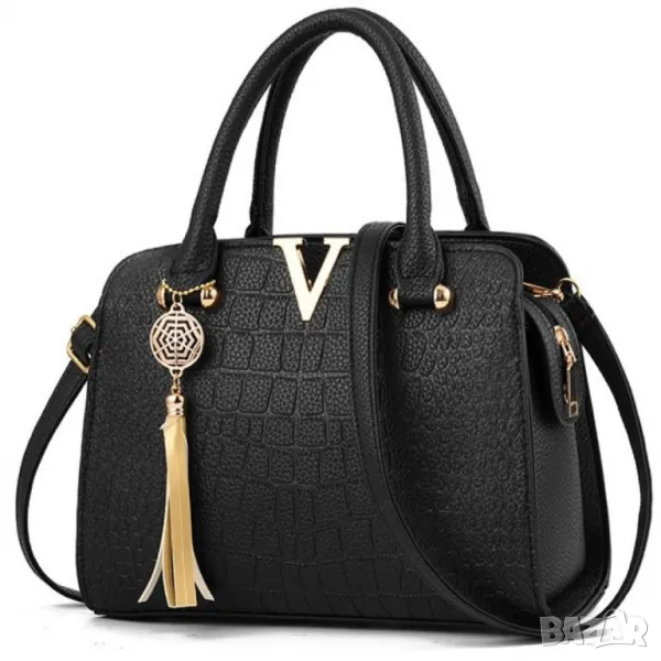 Дамска чанта Crystal Black, снимка 1