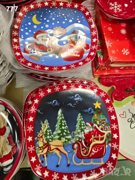 Коледни чинии , снимка 1