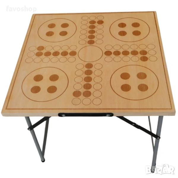 2 в 1- маса с игра "не се сърди човече", снимка 1