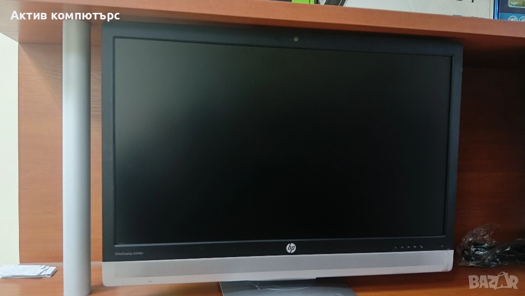 Монитор HP EliteDisplay E240c 23.8" 1920x1080 AH-IPS WLED/Camera/Mic/Speakers Клас B, снимка 1