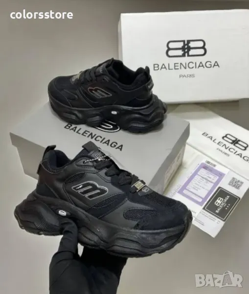 Мъжки черни маратонки Balenciaga -BR118k, снимка 1