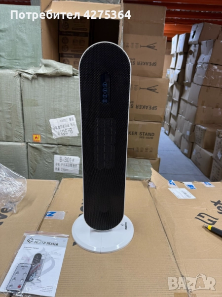 Hotvex Tower Heater  – Вертикалният отоплител, който стопля дома ти за минути, без излишен разход на, снимка 1