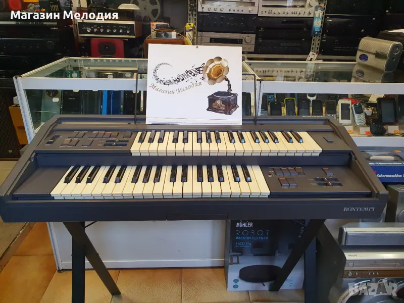 Двоен синтезатор BONTEMPI KF 616.20 Домашен орган В отлично техническо и визуално състояние. , снимка 1