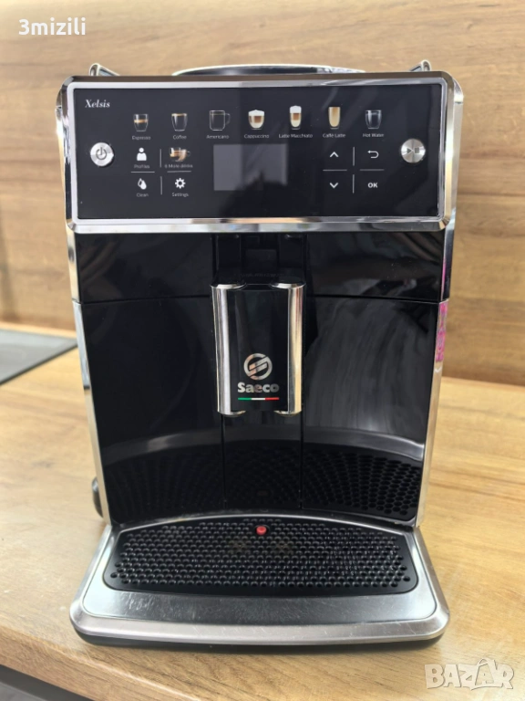 Saeco Xelsis - пиано черно (SM7580/00) , внос от Австрия , с БГ меню  и консумативи, снимка 1