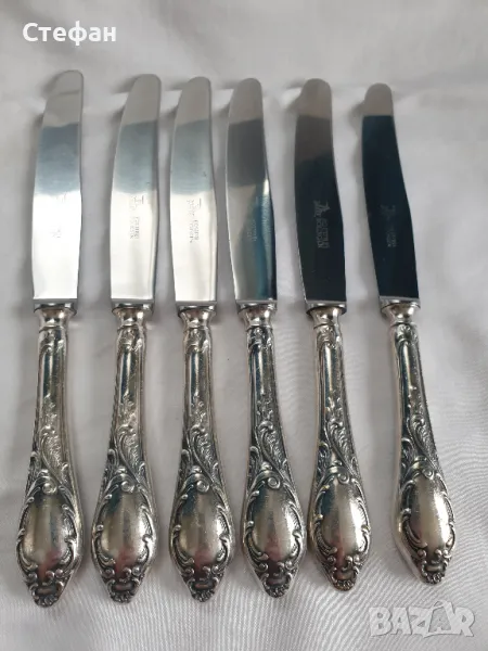 Комплект посребрени ножове, снимка 1