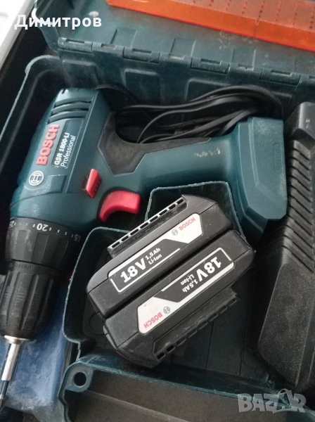 Батерии за винтоверт Bosch Бош 18V, 1.5Ah, снимка 1