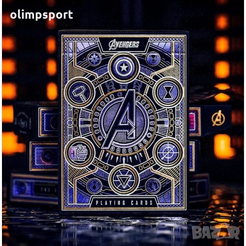 карти за игра AVENGERS THEORY 11 нови​ Карти за игра Отмъстителите на Marvel, с участието на всички , снимка 1
