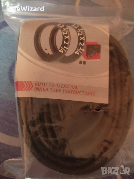 Rutu вътрешна велосипедна  гума 1/2х2 1/4 НОВА, снимка 1