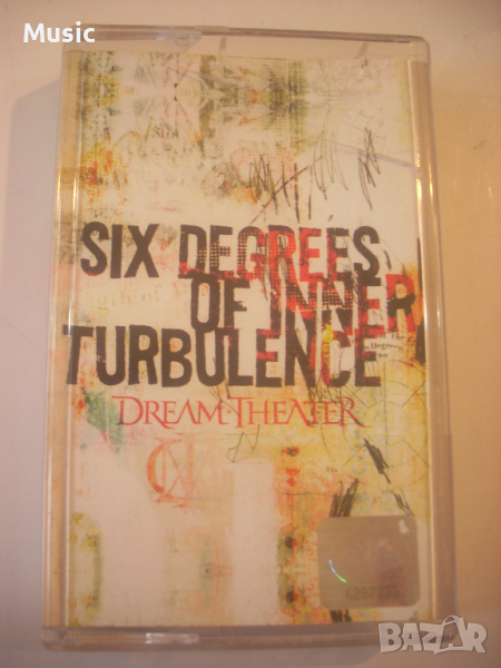 ✅Dream Theater - Six Degrees Of Inner Turbulence - оригинална касета, снимка 1