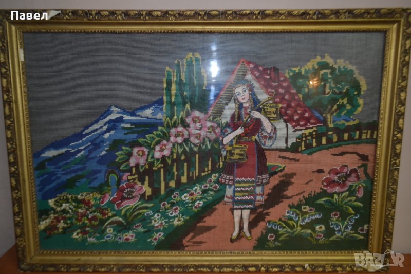 Стар гоблен в добро състояние, снимка 1