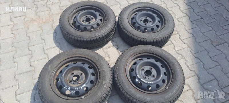 железни джанти 14цола за Hyundai i20 Kia Picanto 2009 2010 2011 2012 2013 2014 529104P000, снимка 1