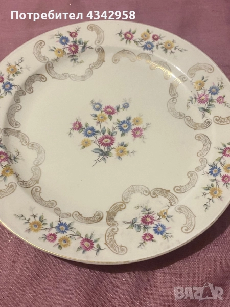 Schumann. 1945г. Порцеланова чиния., снимка 1