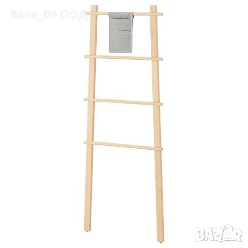 Стълбовидна стойка за кърпи с малък органайзер, снимка 1