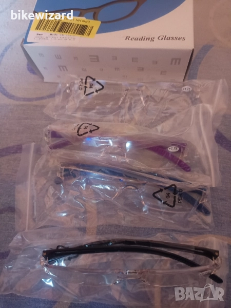 Очила за четене 4 броя +1.75 НОВИ, снимка 1
